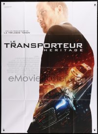 2k944 TRANSPORTER REFUELED French 1p 2015 great huge close up of Ed Skrein in the title role!
