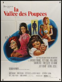 2k962 VALLEY OF THE DOLLS French 1p 1968 Sharon Tate, Jacqueline Susann, different Grinsson art!