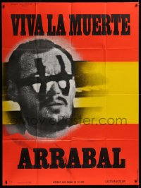 2k968 VIVA LA MUERTE French 1p 1971 Fernando Arrabal, disturbing image of condemned man!