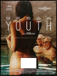 2k996 YOUTH French 1p 2015 old Michael Caine & Harvey Keitel in pool with sexy naked woman!