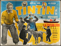2k377 TINTIN ET LE MYSTERE DE LA TOISON D'OR French 4p 1961 Jean-Pierre Talbot, Tealdi art, rare!