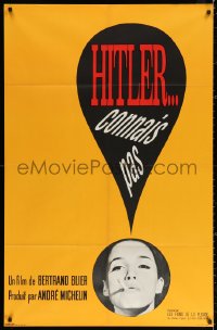 2k391 HITLER - NEVER HEARD OF HIM French 31x47 1963 great image of smoking Zouzou in exclamation!