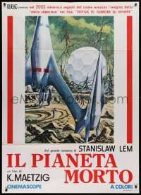 2k289 FIRST SPACESHIP ON VENUS Italian 1p R1970s Stanislaw Lem's Astronauts, Zeccara sci-fi art!