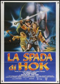 2k300 HAWK THE SLAYER Italian 1p 1983 Jack Palance, different Enzo Sciotti sword & sorcery art!
