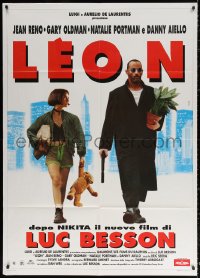 2k343 PROFESSIONAL Italian 1p 1995 Luc Besson's Leon, hitman Jean Reno & youngest Natalie Portman!