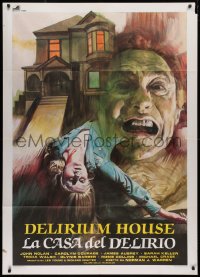 2k360 TERROR Italian 1p 1985 different art of dead woman & screaming man by Delirium House!