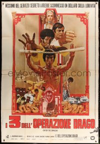 2k184 ENTER THE DRAGON Italian 2p 1973 Bruce Lee classic, the movie that made him a legend!