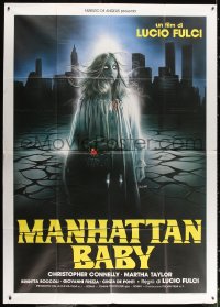 2k186 EYE OF THE EVIL DEAD Italian 2p 1982 Lucio Fulci's Manhattan Baby, Enzo Sciotti art of ghoul!