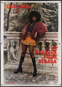 2k203 LA RAGAZZA FUORI STRADA Italian 2p 1973 full-length sexy black prostitute Zeudi Araya!
