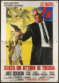 2k221 POINT BLANK Italian 2p 1968 Lee Marvin, Angie Dickinson, John Boorman noir, different art!
