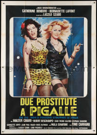 2k255 ZIG-ZAG Italian 2p 1975 art of sexy prostitutes Catherine Deneuve & Bernadette Lafont!