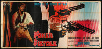 2k165 POKER WITH PISTOLS Italian 6p 1967 George Hilton, great spaghetti western art, very rare!