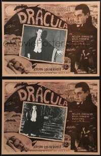 2k072 DRACULA 3 Mexican LCs R1990s Tod Browning classic, vampire Bela Lugosi in most scenes!
