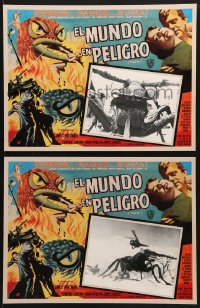 2k073 THEM 3 Mexican LCs R1990s giant bugs shown in all three scenes + cool different border art!