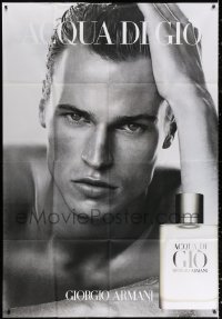2k038 ARMANI 46x67 Swiss advertising poster 2000s sexy ad for his Acqua di Gio men's cologne!