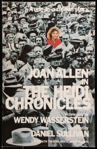 2k132 HEIDI CHRONICLES stage play WC 1989 written by Wendy Wasserstein, a one-in-a-million story!