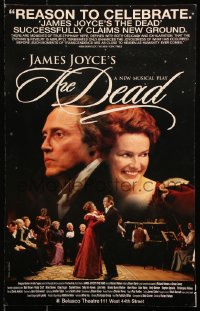 2k137 JAMES JOYCE'S THE DEAD stage play WC 2000 starring Christopher Walken & Blair Brown!