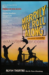 2k142 MERRILY WE ROLL ALONG stage play WC 1981 Stephen Sondheim's new musical comedy!