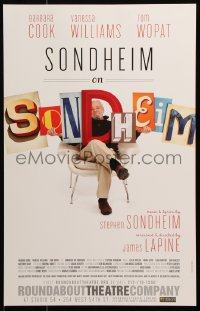 2k152 SONDHEIM ON SONDHEIM stage play WC 2010 great image of Broadway legend Stephen Sondheim!