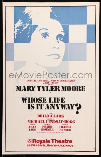 2k158 WHOSE LIFE IS IT ANYWAY stage play WC 1980 great art of Mary Tyler Moore by Fraver!