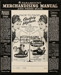 2k110 SABRINA /BREAKFAST AT TIFFANY'S pressbook 1965 beautiful Audrey Hepburn is the fairest lady of them all!
