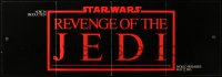 2k084 RETURN OF THE JEDI promo brochure 1983 unfolds to make a 15x44 Revenge of the Jedi poster!