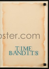 2k086 TIME BANDITS promo brochure 1981 John Cleese, Sean Connery, art by director Terry Gilliam!