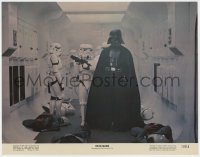 2m852 STAR WARS color 11x14 still 1977 George Lucas classic sci-fi, Darth Vader & Stormtroopers!