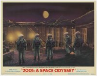 2m254 2001: A SPACE ODYSSEY LC #6 1968 Stanley Kubrick, astronauts overlooking giant monolith!