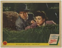 2m256 ABOVE SUSPICION LC #4 1943 close up of Joan Crawford & Fred MacMurray with binoculars!
