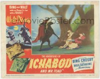 2m264 ADVENTURES OF ICHABOD & MISTER TOAD LC #4 1949 best c/u of headless horseman scaring Ichabod!