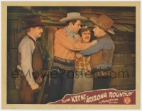 2m277 ARIZONA ROUNDUP LC 1942 cowboy Tom Keene is a fightin' federal agent now!