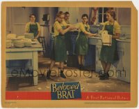 2m298 BELOVED BRAT LC 1938 girls in kitchen stare at Bonita Granville, who broke one of the dishes!
