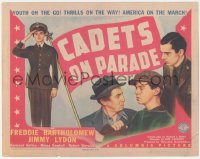 2m036 CADETS ON PARADE TC 1942 Freddie Bartholomew, Jimmy Lydon, America on the march!