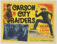 2m038 CARSON CITY RAIDERS TC 1948 Yakima Canutt directed, two images of Allan Rocky Lane!