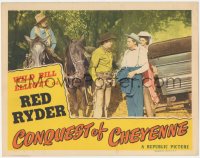 2m374 CONQUEST OF CHEYENNE LC 1946 Peggy Stewart watches Wild Bill Elliott as Red Ryder!
