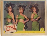 2m379 COWBOY CANTEEN LC 1944 great close up of sexy smiling showgirls in skimpy outfits!