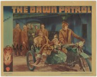 2m386 DAWN PATROL LC 1938 officers watch Errol Flynn & drunk David Niven in motorcycle sidecar!