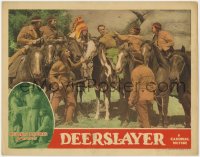 2m392 DEERSLAYER LC 1943 Bruce Kellogg on horse surrounded & captured by Native American Indians!