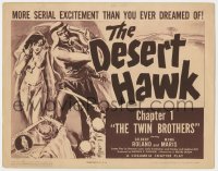 2m055 DESERT HAWK chapter 1 TC 1944 Gilbert Roland, Columbia Arabian serial, The Twin Brothers!