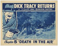 2m398 DICK TRACY RETURNS chapter 5 LC 1938 Ralph Byrd faces Death in the Air, great border art!