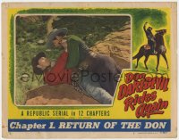 2m406 DON DAREDEVIL RIDES AGAIN chapter 1 LC 1951 Ken Curtis in death struggle, Return of the Don!