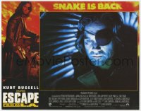 2m425 ESCAPE FROM L.A. LC 1996 best close portrait of Kurt Russell as Snake Plissken w/ eyepatch!