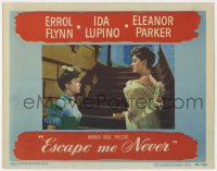 2m426 ESCAPE ME NEVER LC #8 1948 pretty Eleanor Parker glares down at Ida Lupino on stairs!