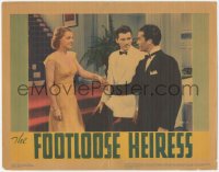 2m442 FOOTLOOSE HEIRESS LC 1937 beautiful Ann Sheridan with Craig Reynolds & young William Hopper!
