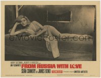 2m450 FROM RUSSIA WITH LOVE LC #5 1964 full-length sexy barely-dressed Bond Girl Daniela Bianchi!