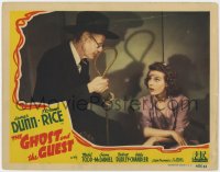 2m459 GHOST & THE GUEST LC 1943 Florence Rice is scared of creepy Robert Dudley holding a noose!