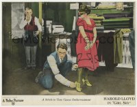 2m463 GIRL SHY LC 1924 a stitch in time causes embarrassment for Harold Lloyd by Jobyna Ralston!