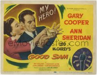 2m091 GOOD SAM TC 1948 great art of Gary Cooper & sexy Ann Sheridan spilling coffee!