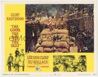 2m471 GOOD, THE BAD & THE UGLY LC #2 1968 Clint Eastwood & Lee Van Cleef in trenches in Civil War!